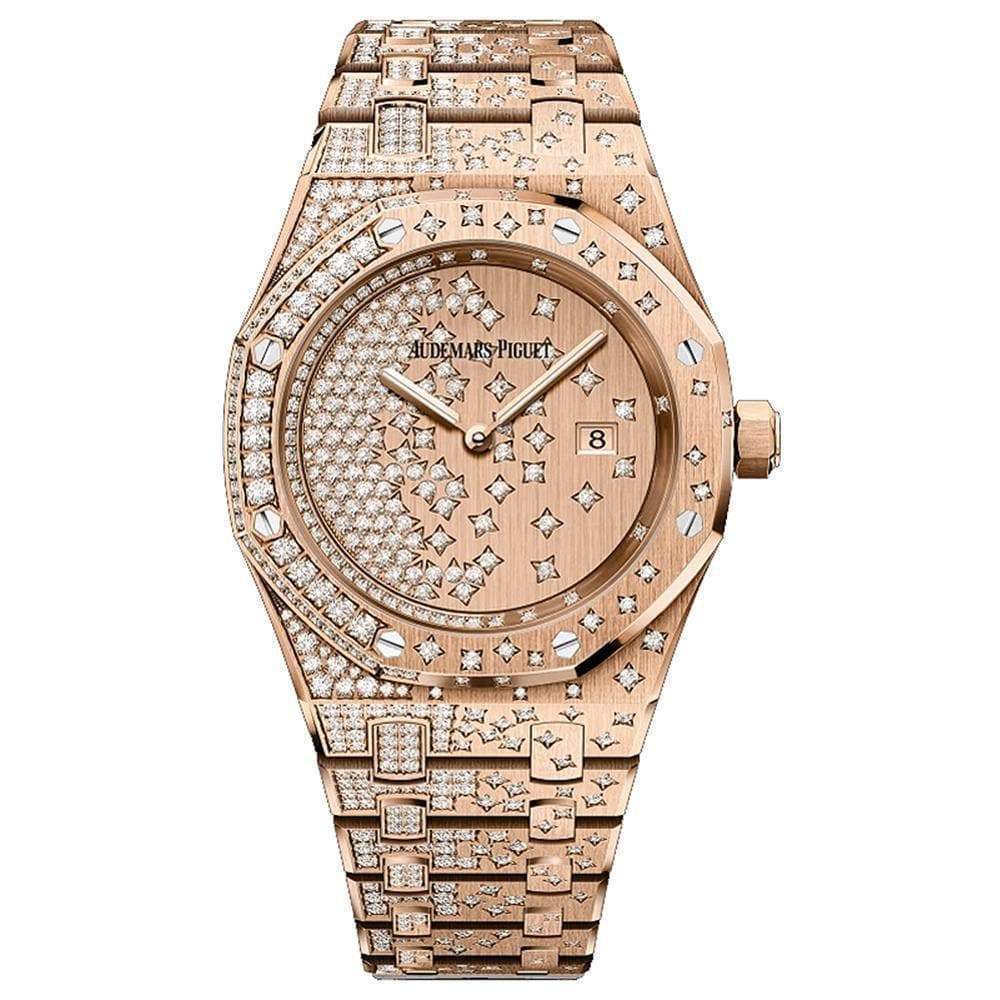 Audemars Piguet Royal Oak Quartz 33mm 67654OR Pink Dial