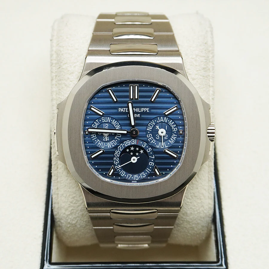 Patek Philippe Extra-Thin Nautilus Grand Complications Perpetual Calendar 40mm 5740/1G Blue Dial - Image 8