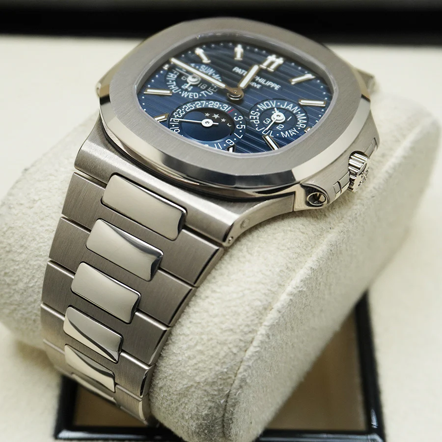 Patek Philippe Extra-Thin Nautilus Grand Complications Perpetual Calendar 40mm 5740/1G Blue Dial - Image 6