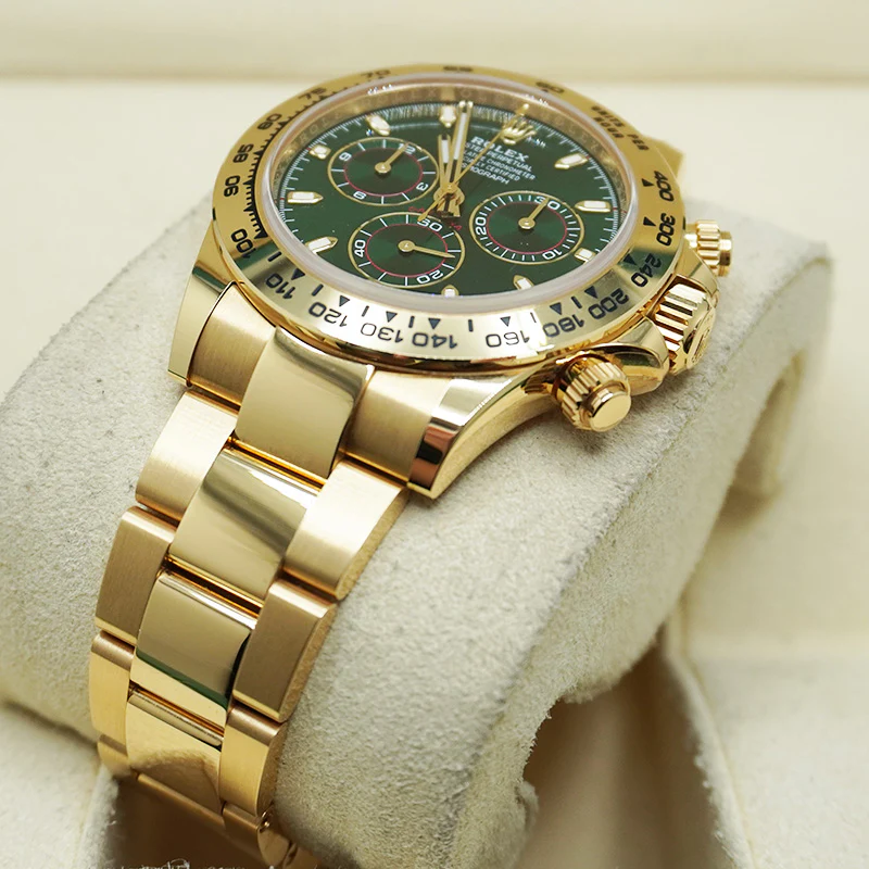 Rolex Daytona 40mm Yellow Gold 116508 Green Dial - Image 6