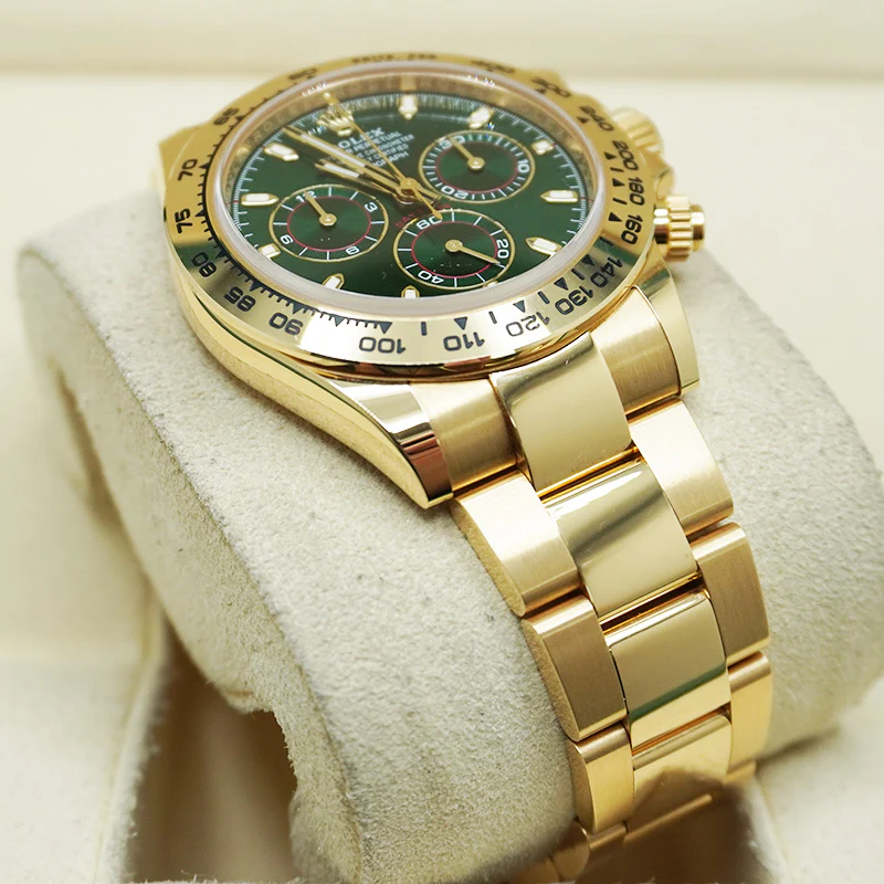 Rolex Daytona 40mm Yellow Gold 116508 Green Dial - Image 5