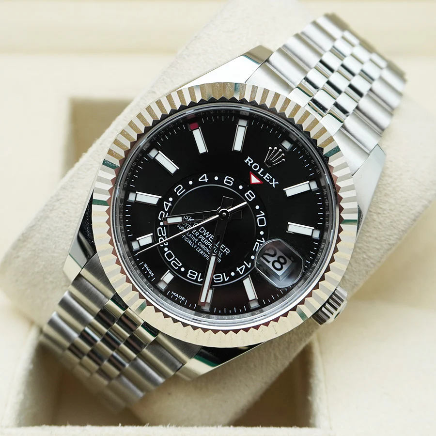 Rolex Sky-Dweller 42mm Stainless Steel 326934 Black Dial - Image 7