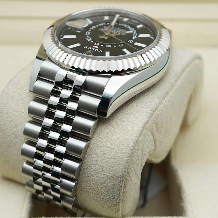 Rolex Sky-Dweller 42mm Stainless Steel 326934 Black Dial - Image 4