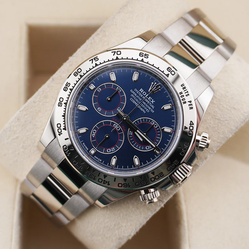 Rolex Daytona 40mm 116509 White Gold Blue Dial - Image 7