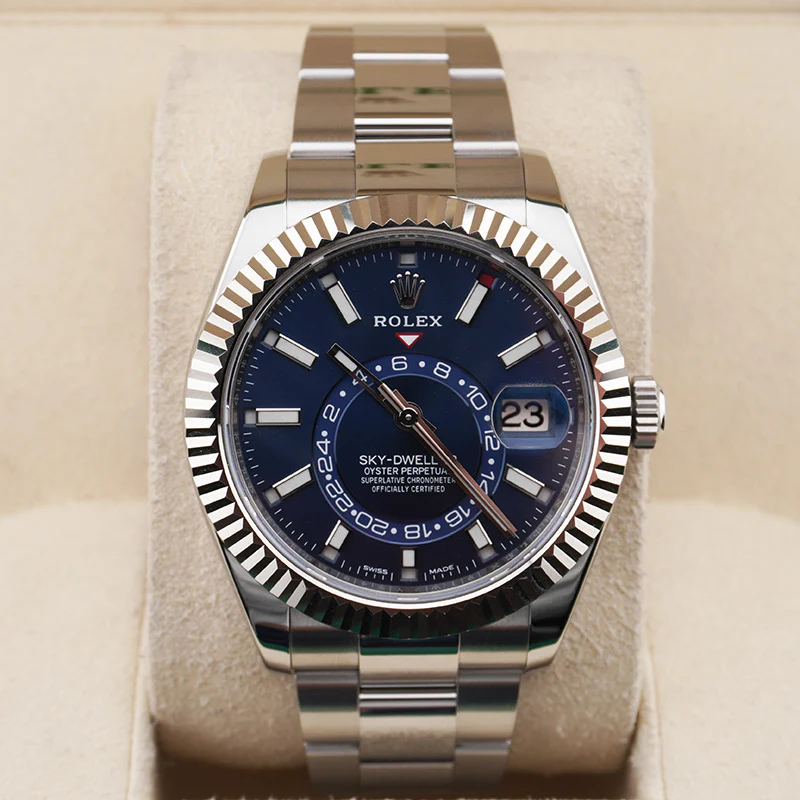 Rolex Sky-Dweller 42mm Stainless Steel 326934 Blue Dial - Image 2