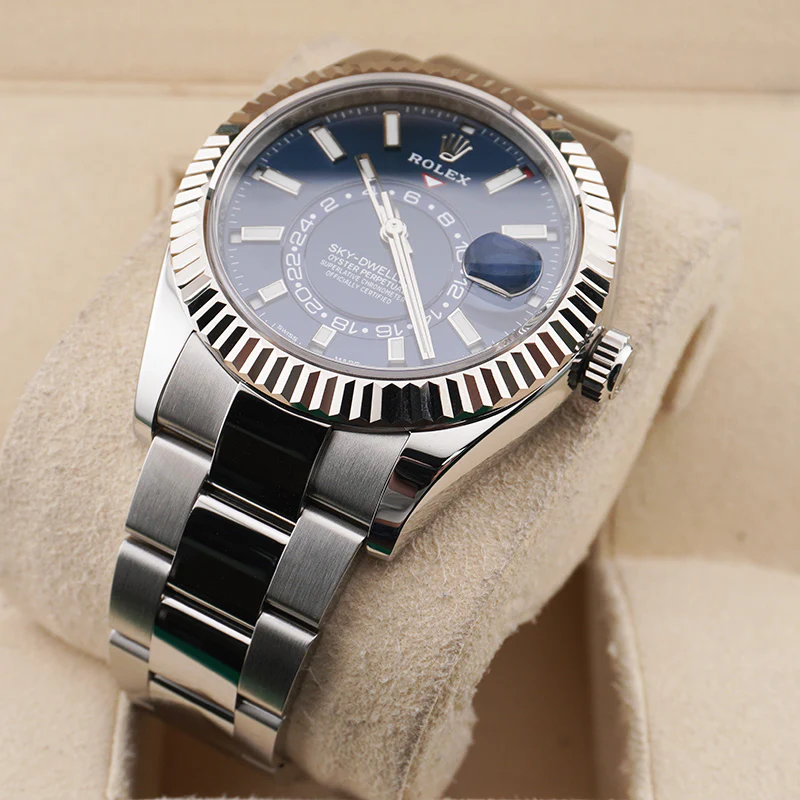 Rolex Sky-Dweller 42mm Stainless Steel 326934 Blue Dial - Image 7