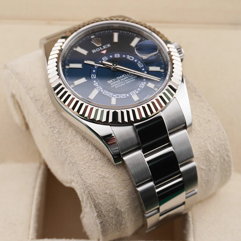 Rolex Sky-Dweller 42mm Stainless Steel 326934 Blue Dial - Image 6