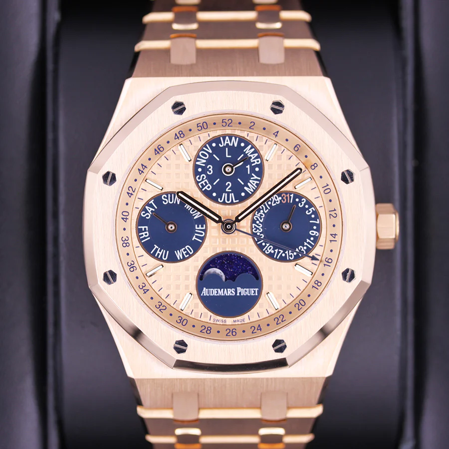 Audemars Piguet Limited Edition Royal Oak Perpetual Calendar 41mm 26584OR Pink Dial - Image 9