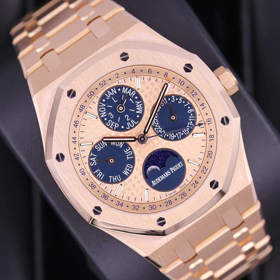 Audemars Piguet Limited Edition Royal Oak Perpetual Calendar 41mm 26584OR Pink Dial - Image 8