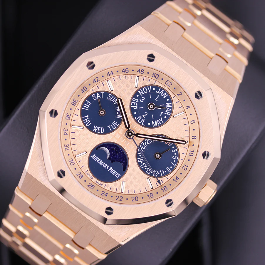 Audemars Piguet Limited Edition Royal Oak Perpetual Calendar 41mm 26584OR Pink Dial - Image 7