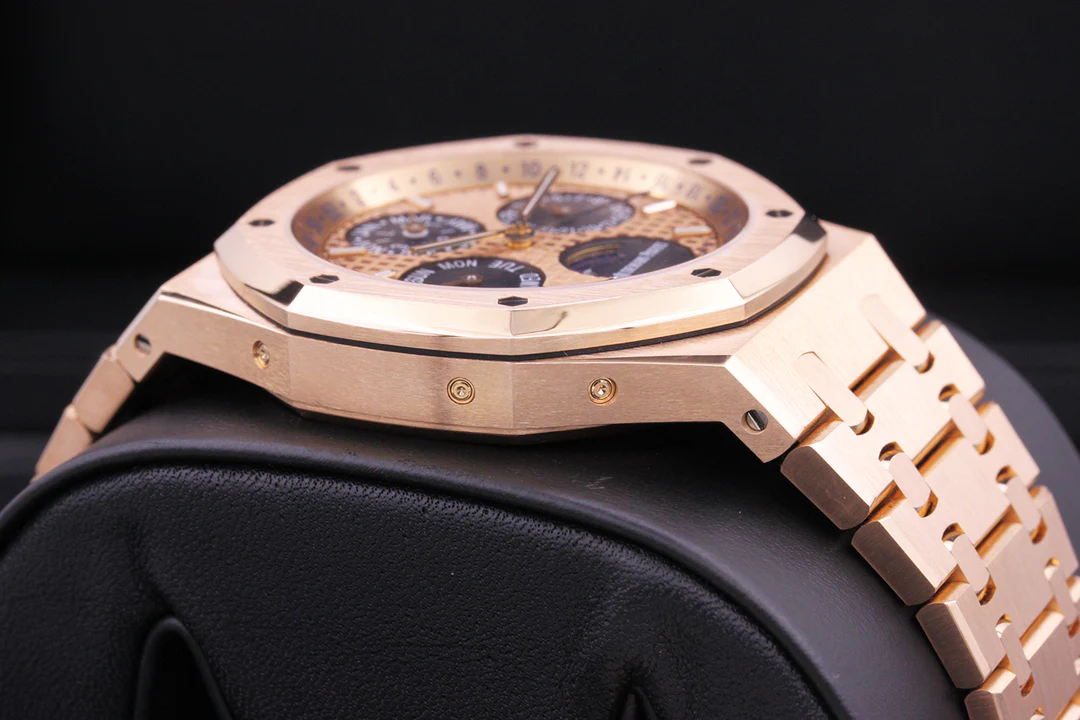 Audemars Piguet Limited Edition Royal Oak Perpetual Calendar 41mm 26584OR Pink Dial - Image 3