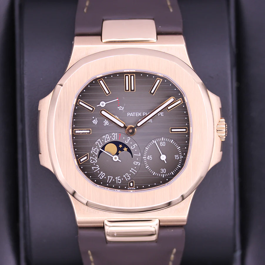Patek Philippe Nautilus Moon Phase 40mm 5712R Black Dial - Image 7