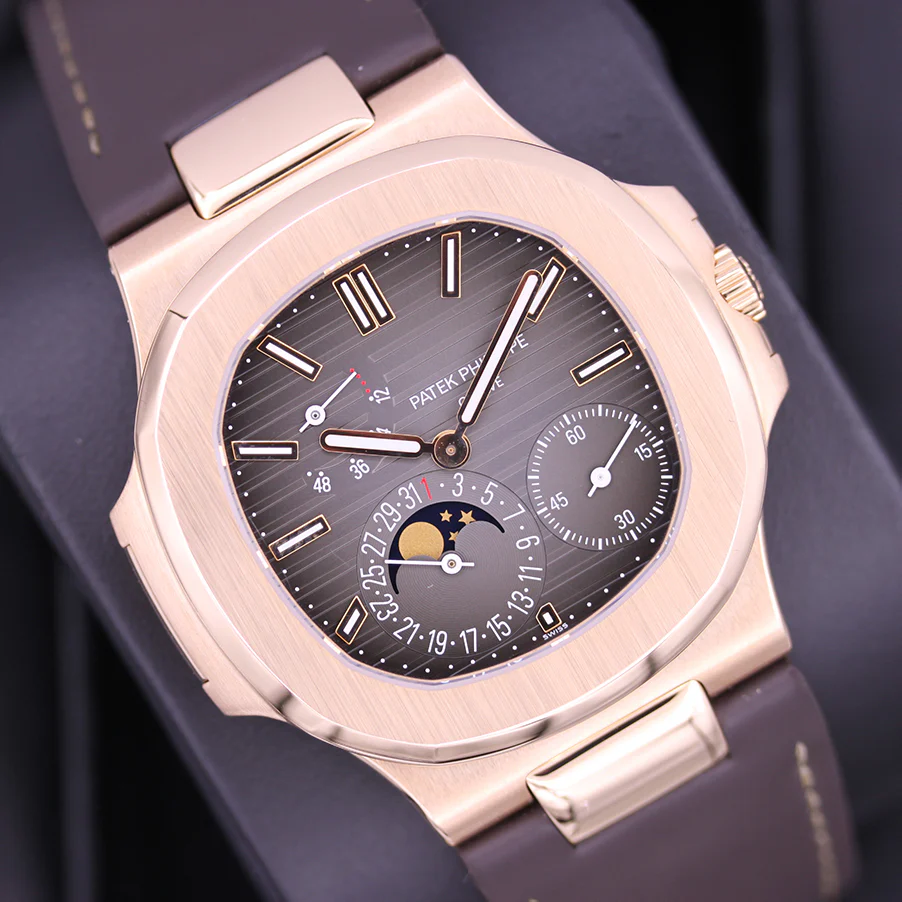 Patek Philippe Nautilus Moon Phase 40mm 5712R Black Dial - Image 6