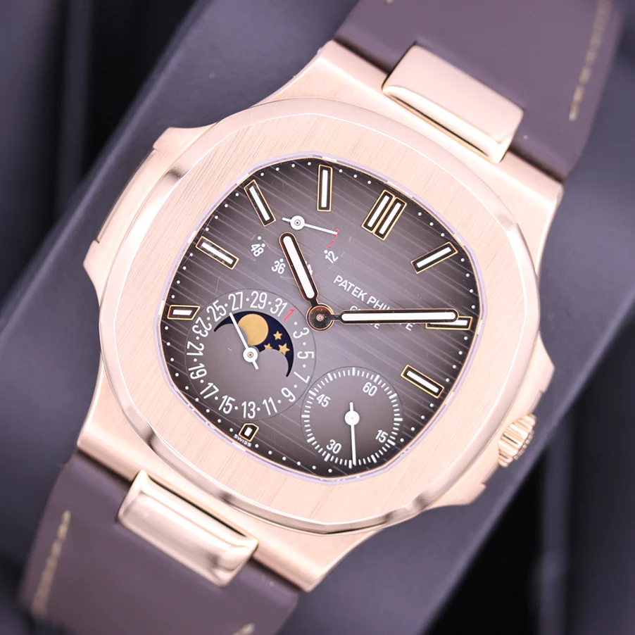 Patek Philippe Nautilus Moon Phase 40mm 5712R Black Dial - Image 5