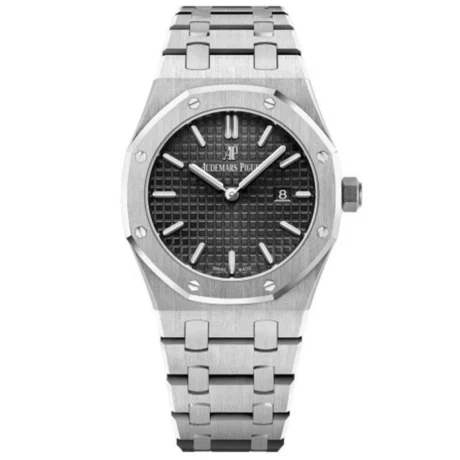 Audemars Piguet Royal Oak Quartz 33mm 67650ST Black Dial