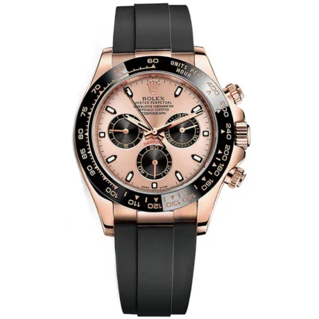 Rolex Daytona 40mm Oyster Flex 116515LN PBK Pink Dial