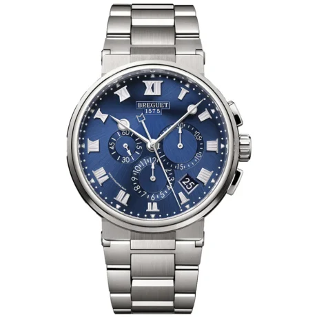 Breguet Marine 42.3mm 5527TI/Y1/TW0 Blue Roman Dial