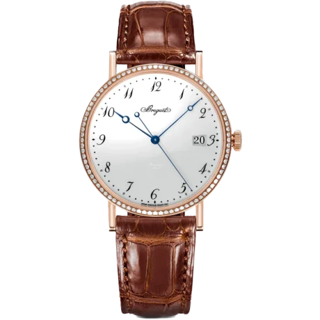 Breguet Classique 38mm 5178BR/29/9V6/D000 Diamond Bezel White Dial