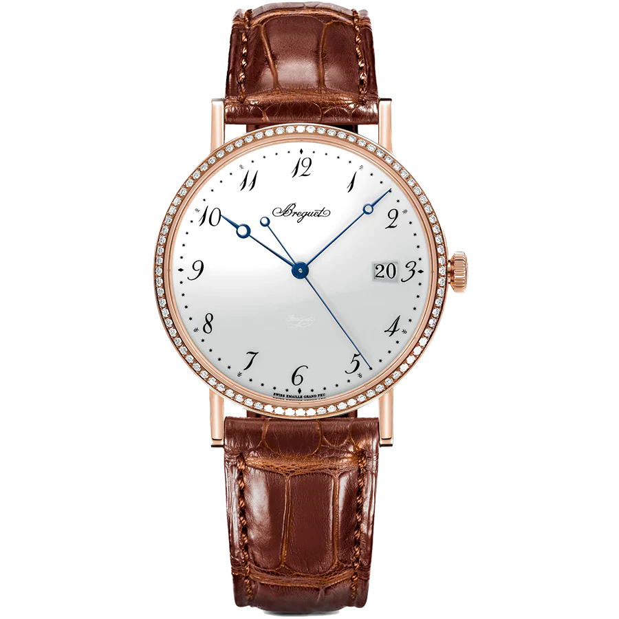 Breguet Classique 38mm 5178BR/29/9V6/D000 Diamond Bezel White Dial