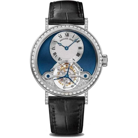Breguet Classique Complication 35mm 3358BB/2Y/986/DD0D Diamond Bezel Blue Dial