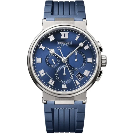 Breguet Marine 42.3mm 5527TI/Y1/5WV Blue Roman Dial