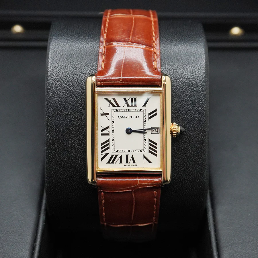 Cartier Tank Louis 29mm Quartz W1529856 Silver Dial