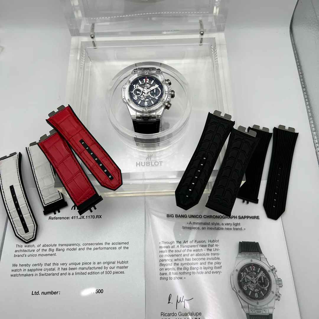 Hublot Big Bang Unico Magic Sapphire crystal on leather strap 411.JX.1170.RX - Image 9