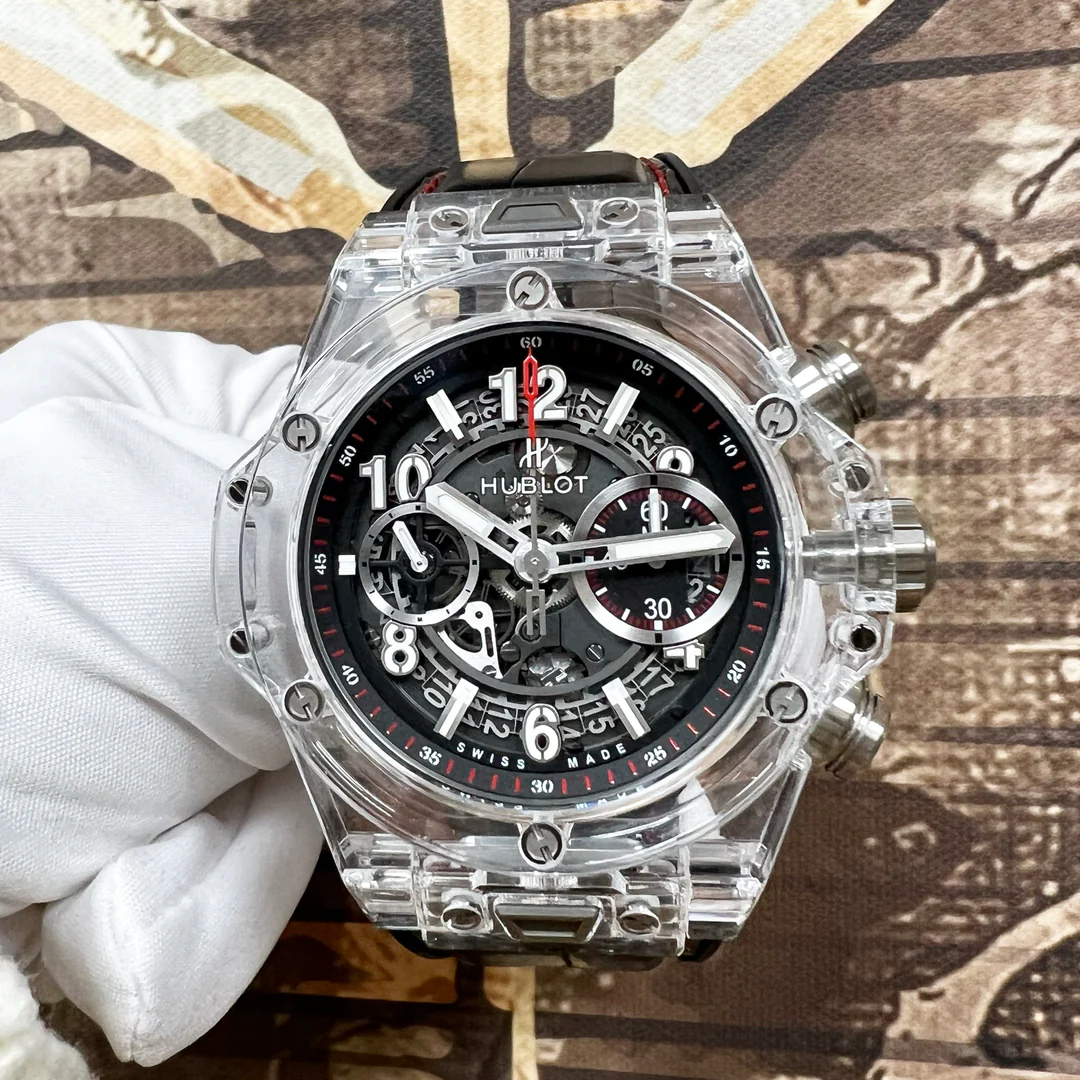 Hublot Big Bang Unico Magic Sapphire crystal on leather strap 411.JX.1170.RX - Image 8